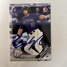 CASEY GOLDEN 2019 TOPPS AUTOGRAPHED SIGNED AUTO BASEBALL CARD