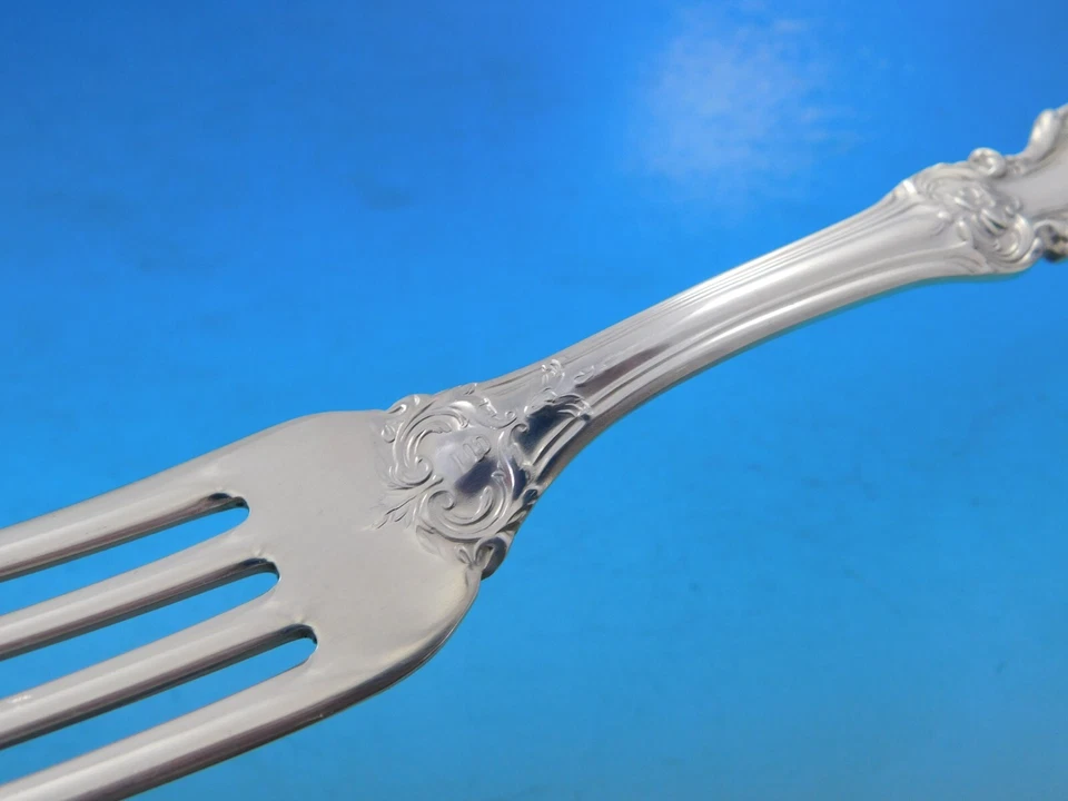 Conjunto de Talheres Burgundy by Reed & Barton Prata Esterlina 12 Serviço 54 peças Não Usado - Imagem 4 de 4