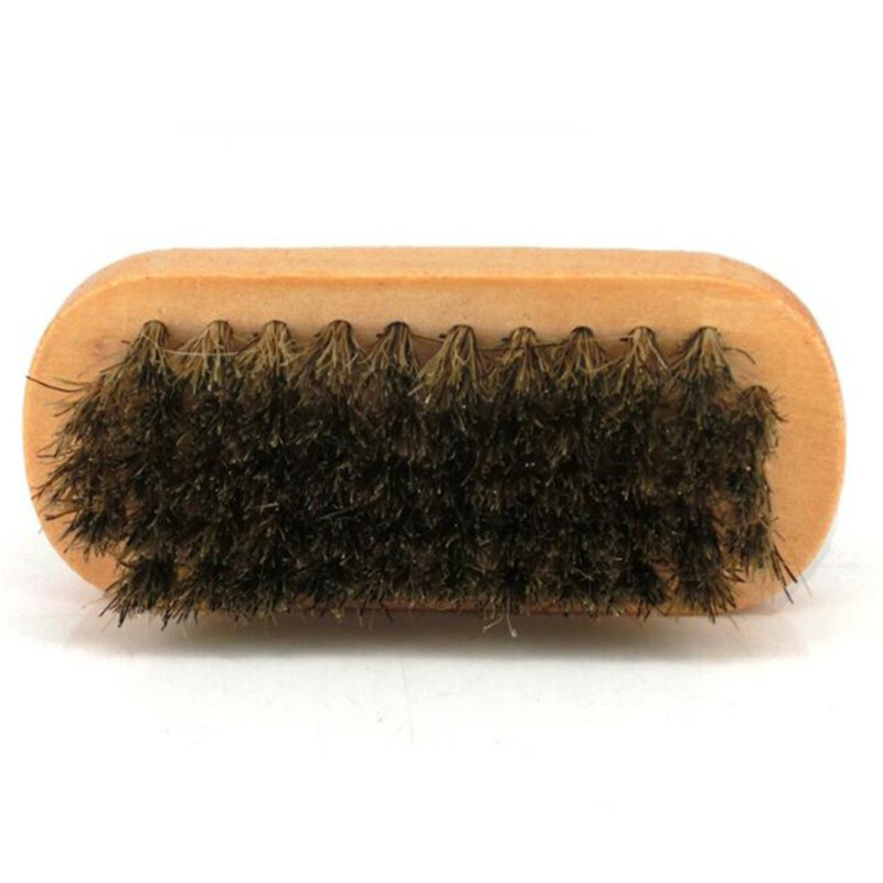Pig Hair Shoe Shine Brushes With Pig Hair Bristles For Boots Shoes