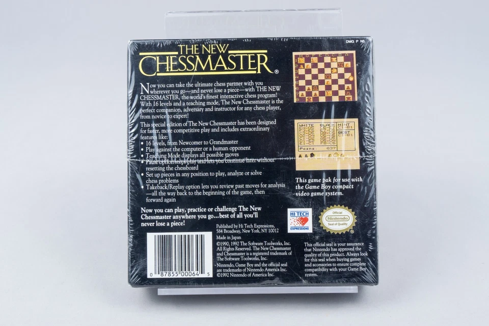 Game Boy *The New Chessmaster* New / Neu / Sealed KG-USA - Bild 2 von 4