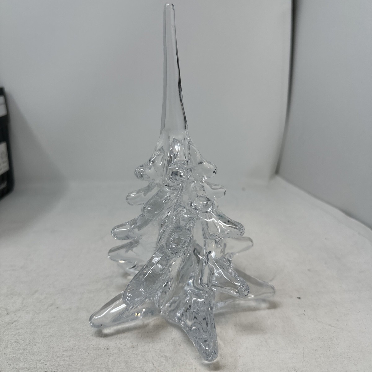 Marcolin Art Crystal マルコリン クリスタル ツリー クリア 8” Vintage Marcolin Sweden Crystal Art Glass Christmas Tree Signed