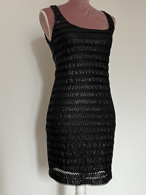 Zara Basic Kleid Mini Gr.S schwarz figurbetont