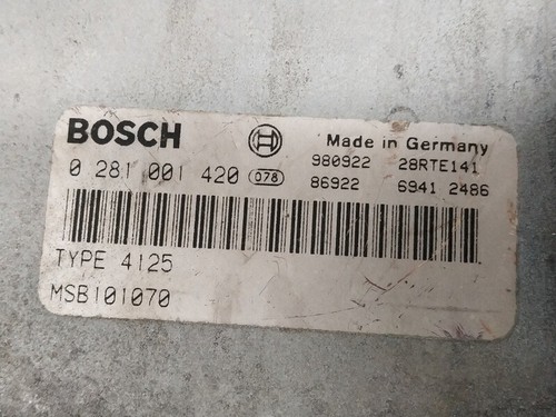 0281001420 centralita motor uce para LAND ROVER FREELANDER (LN) 2.0 1998 424334 - Imagen 6 de 13