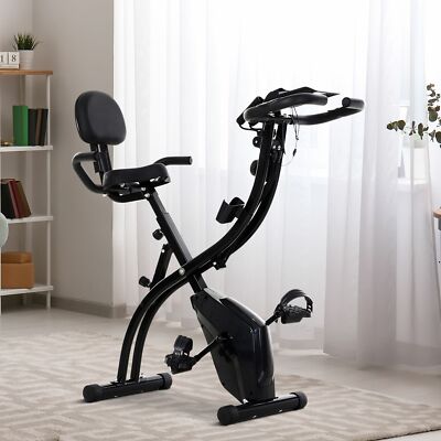 Soozier Folding Exercise Bike Upright Recumbent Stationary
