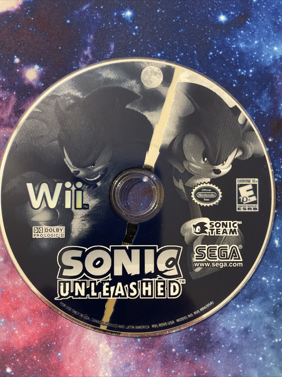 Sonic Unleashed (Nintendo Wii, 2008) Disc Only - Clean