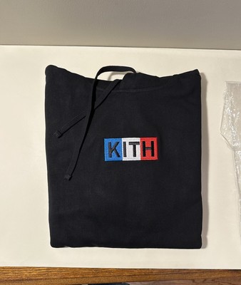 Kith Paris Box Logo Hoodie Black Size XS Extra Small *BRAND NEW 
