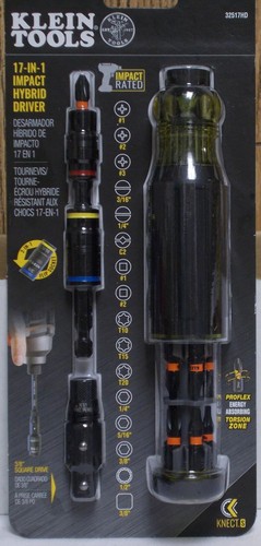Klein Tools 32517HD KNECT 17-in-1 schlagschrauber Hybrid-Schraubendreher/Mutterndreher