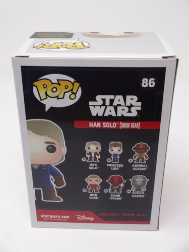 Funko Pop! Star Wars Han Solo Snow Gear Loot Crate Exclusive #86 Bobble-Head - Picture 5 of 8