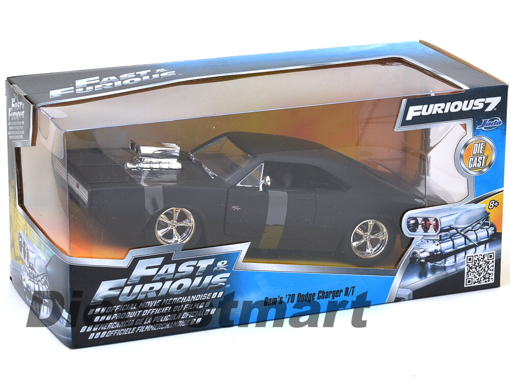 ミニカー Furious 7 Dodge Charger R/T 1/24 JADA 1:24 DOM'S DODGE CHARGER R/T OFF-ROAD VERSION (BLACK
