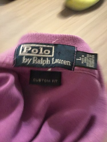 Polo Ralph Lauren ~Light Purple-Aqua Insignia ~ Large Custom Fit~ Read Descr. - Picture 6 of 8