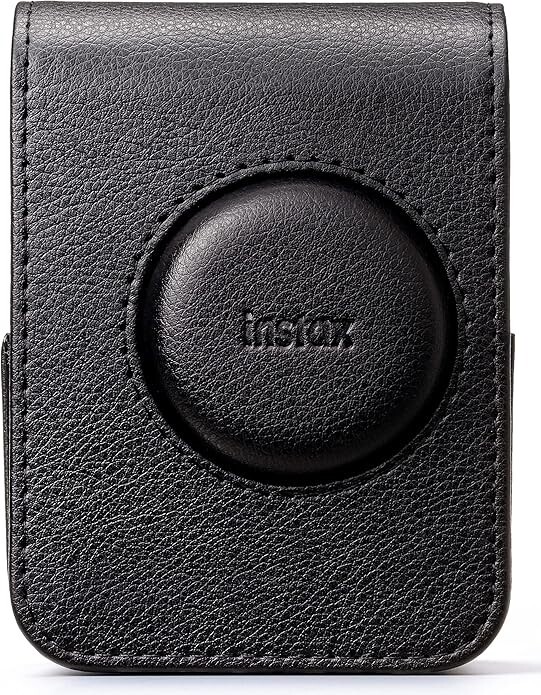 Cheki Camera Case Black for FUJIFILM Instax mini Evo Hybrid Instant Camera-image