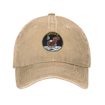 NASA Apollo 11 Unisex Hats Adjustable Dad Hat Denim Baseball Caps