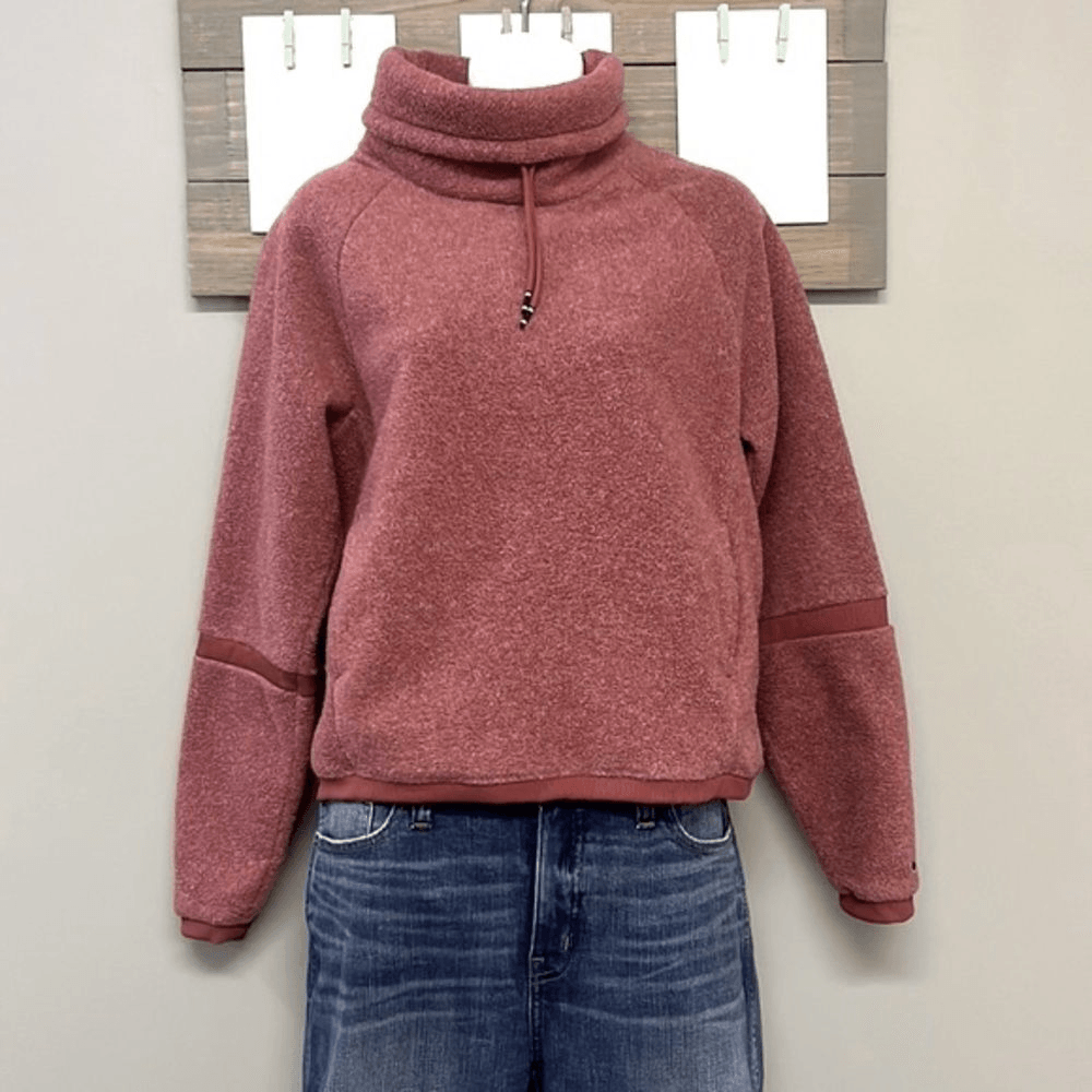 nike cowl neck fleece pullover