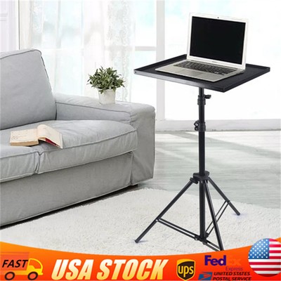 Laptop Projector Tripod Stand Adjustable Tall 27'' to 74'' DJ Equipment Holder US