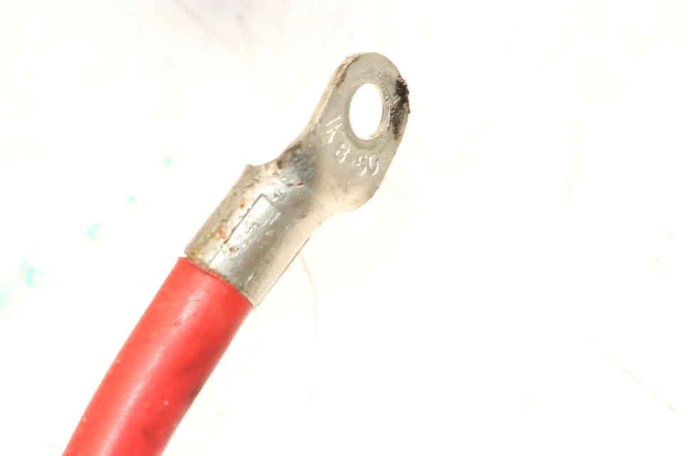 02-08 E65 E66 CABLE TERMINAL POSITIVO BATERÍA MALETERO TRASERO BMW 745I 750LI Y7942 Foto 4 de 4