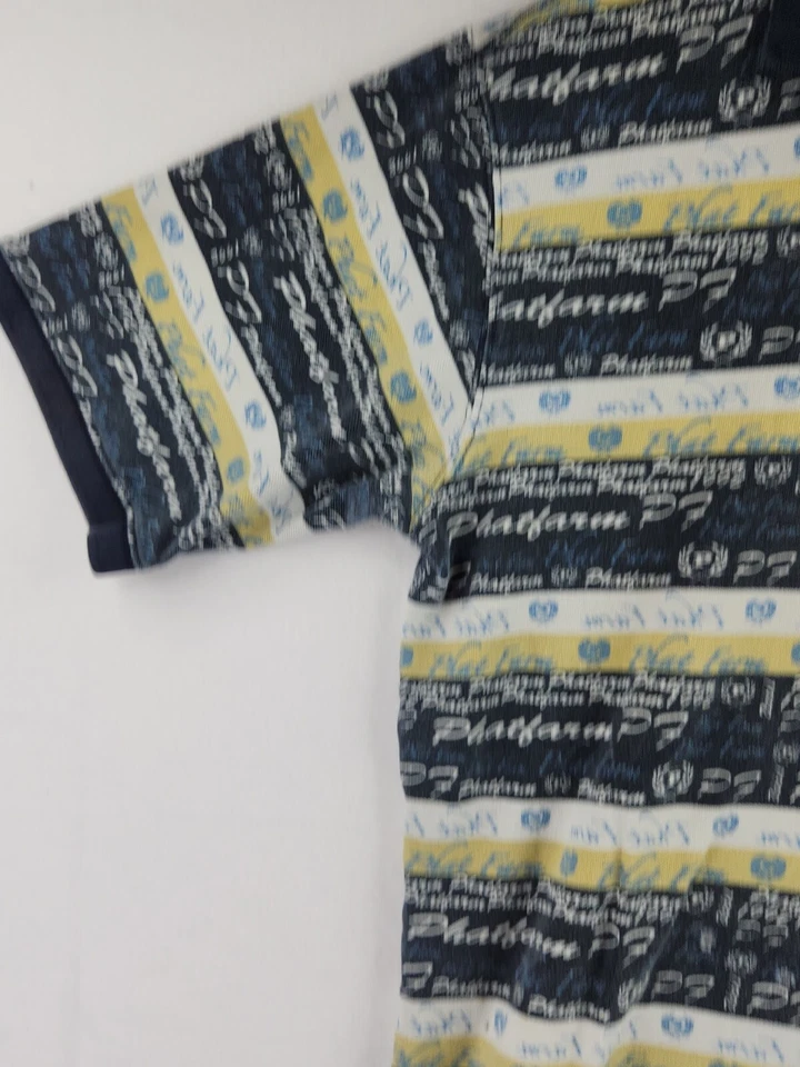 Camisa polo de algodón multicolor con logotipo deletreado Phat Farm para hombre 3XL Foto 3 de 4