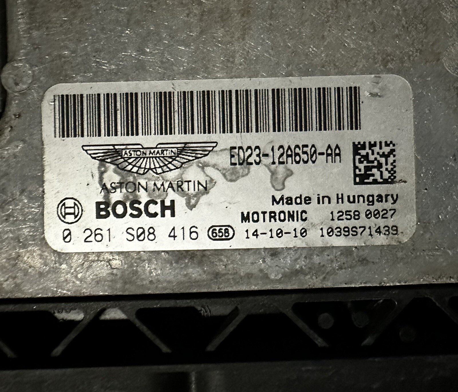 Aston Martin Rapide S Engine ECU Right Side ED2312A650AA OEM
