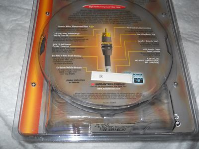 NEW! MONSTER VIDEO 3 MonsterVideo3 (MV3CV-2M - 6.6ft) Component