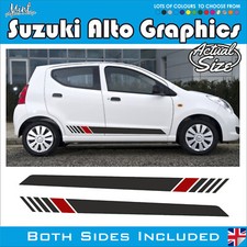 Suzuki Alto Streifen Aufkleber Sticker Auto Swift Vinyl Grafik 002