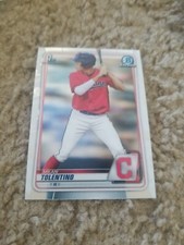 MILAN TOLENTINO 2020 BOWMAN DRAFT CARD BDC-4 GUARDIANS (FIRST PROSPECT CHROME)