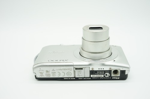 Nikon COOLPIX S3300 Silver Compact Digital Camera USED TESTED - Afbeelding 20 van 21