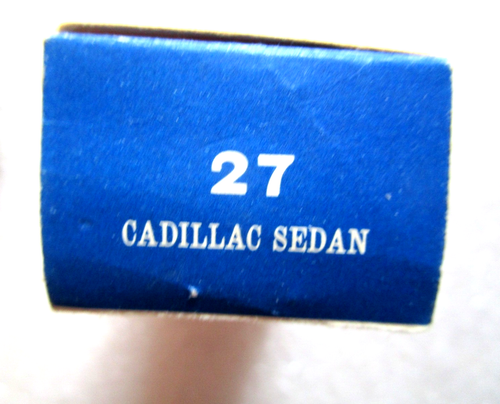 Matchbox No 27 Cadillac Sixty Special Silver Pink Roof Original Box Car Mint - Picture 9 of 10