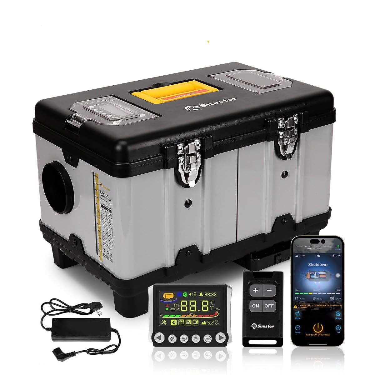 8KW toolbox TB10 ALL IN ONE diesel air heater AC110V DC12V 24V 8KW toolbox TB10 ALL IN ONE diesel air heater AC110V DC12V 24V