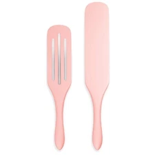 Mad Hungry Silicone 2-Piece Spurtle Kitchen Utensil Set Cooking Spoons Stirring 