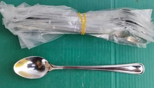 lot of 12 - Oneida T015SITF New Rim 18/10 Stainless Flatware Iced Tea Spoons