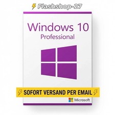 Microsoft Windows 10 Pro - Versión completa clave de activación - clave de correo electrónico