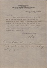 FRANKLIN D. ROOSEVELT - TYPED LETTER SIGNED 04/04/1927