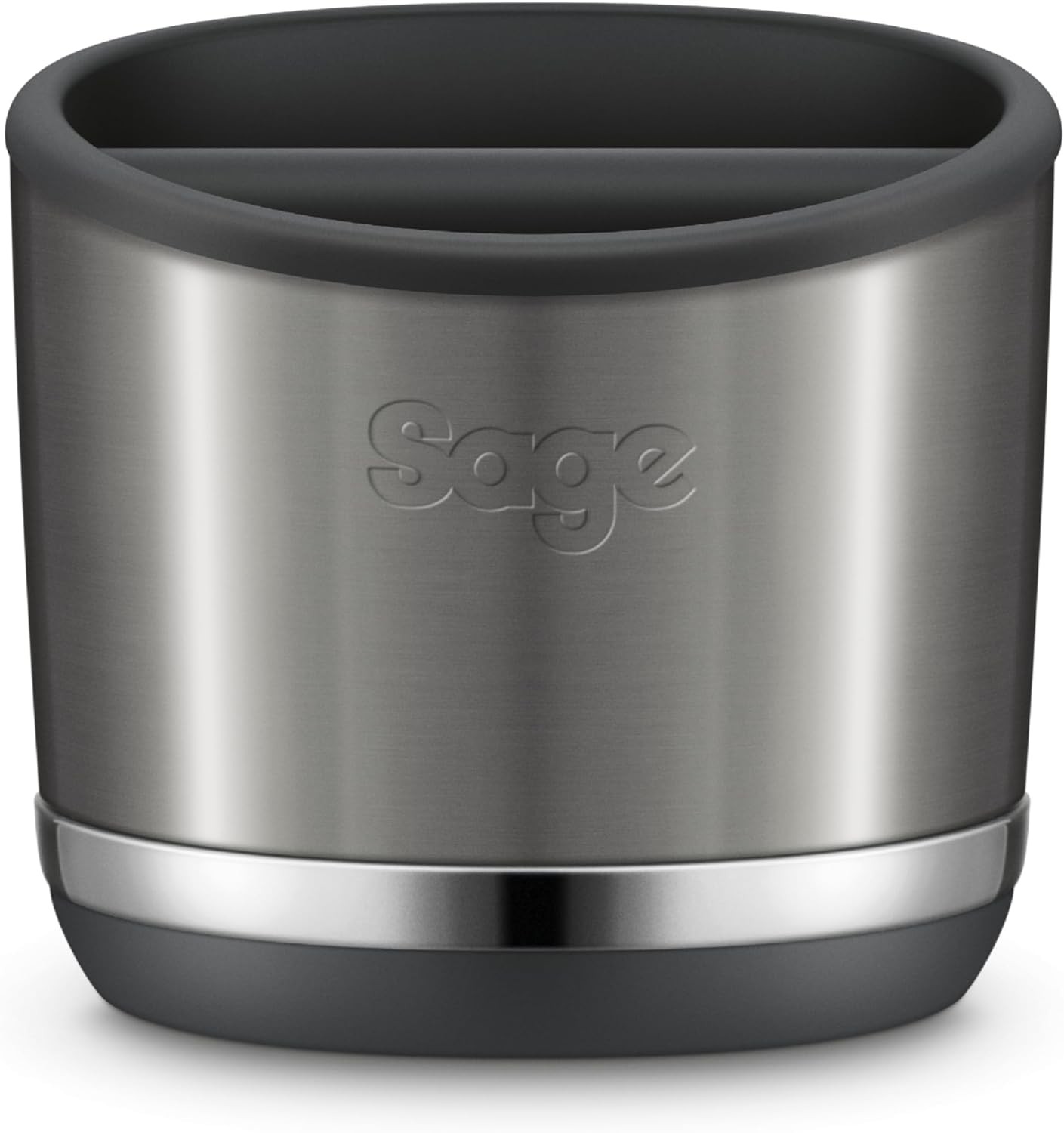 Sage Knock Box 20, Espresso Coffee Knock Box, Black Stainless Steel