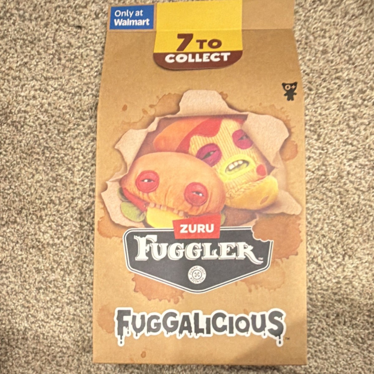Zuru Fuggler Fuggalicious Multicolor Plush Figure Funny Stuffed