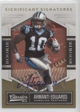 2010 Classics Rookie Significant Signatures Gold /499 Armanti Edwards Auto 0af