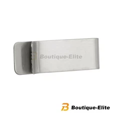 Stainless Steel Money Clip Pocket Holder Silver Metal Credit Card Holder Wallet