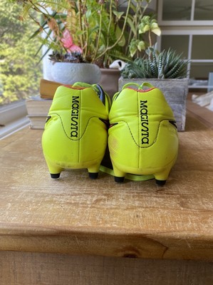 Nike Magista Orden FG Yellow boots Cleats mens Soccer Size Right