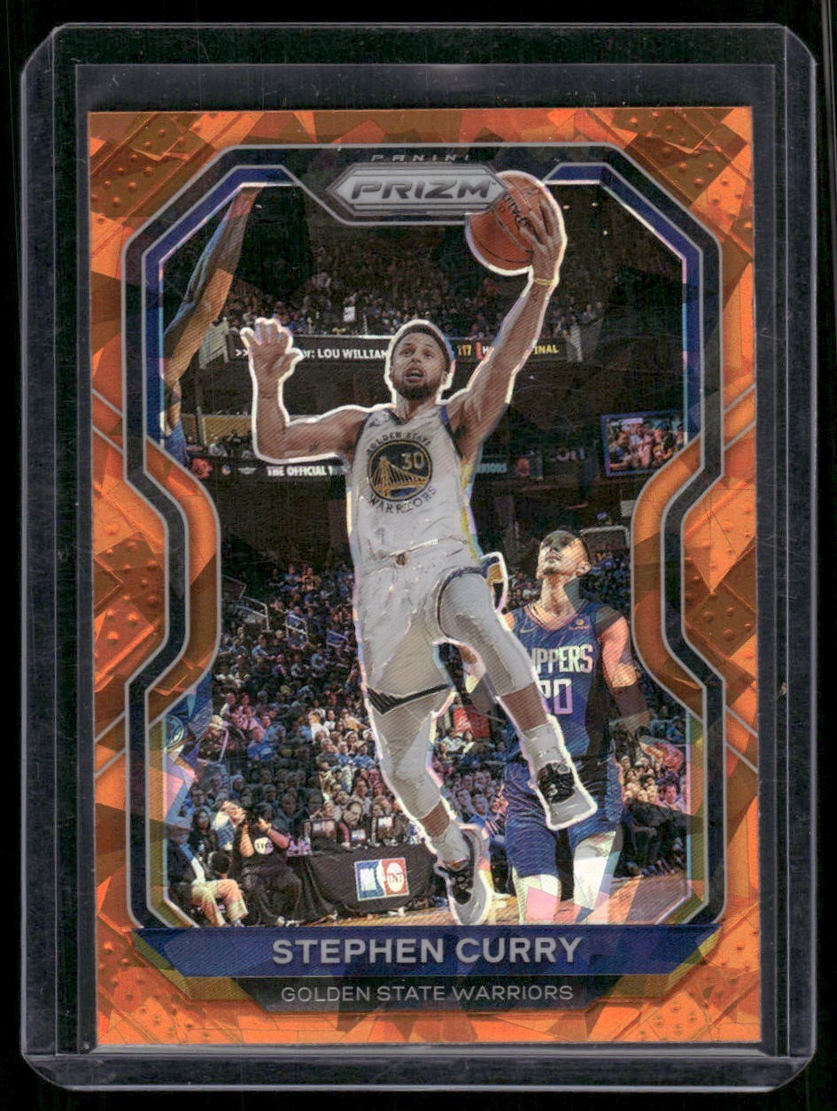 2020-21 Panini Prizm Stephen Curry Orange Ice 159