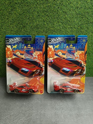 #ad 2026 Lot Of 2 Hot Wheels porsche 935 Lunar New Year Chinese Silver series Rare $25.00