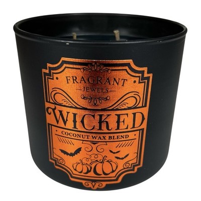 Fragrant Jewels Wicked Halloween Candle Ring Size 9 Coconut Wax Blend 14 Oz