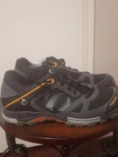 Pearl Izumi Men's X-Alp Seek V Black/Grey/Orange Bike Clip-In Shoes Size 44 (11)