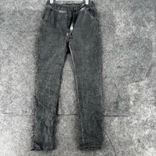 GIGI MODA Italy Poluma Drawstring Pull On Pants Stretch Cotton Navy OS