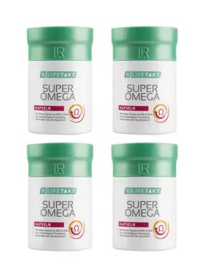 4 x LR Super Omega 3  60 Kapseln für Herz Gehirn Gesundheit Fettsäuren EPA DHA