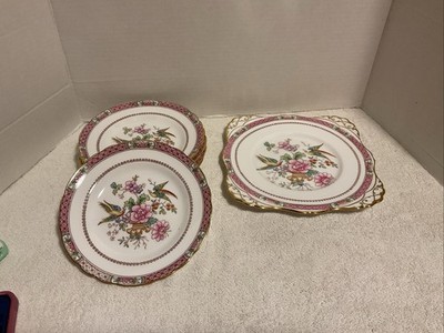 Royal Tuscan Serving Dish With Six Dessert Plates