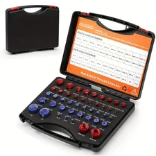 44PCS Thread Checker, Nut and Bolt Checker Kit in... 