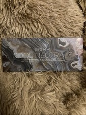SIGMA Eyeshadow Palette - Cool Neutrals  - Eye Shadow With Brush NEW