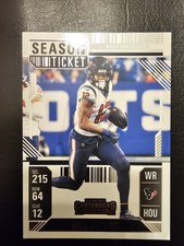 Nico Collins 2024 Panini Contenders  Season Ticket #41 Retail Houston Texans 
