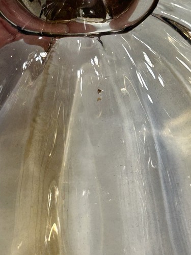 SELTEN 2 Stück Butterdose in Kürbisform Bernstein Blau Glas Butterdose mit Griffen Deckel - Bild 13 von 17