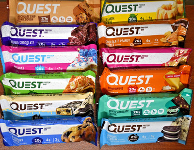 Quest Bar Variety Pack 12 Bars Gluten Free, Keto, Low Carb, FREE SHIPPING QUICK 