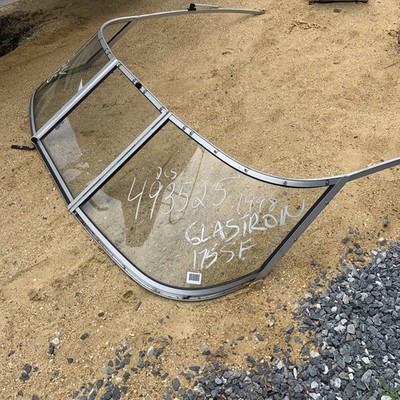 1998 Glastron 175 SE Windshield Windscreen Glass Frame Curved Sea Ray | eBay 1998 Glastron 175 SE Windshield Windscreen Glass Frame Curved Sea Ray | eBay