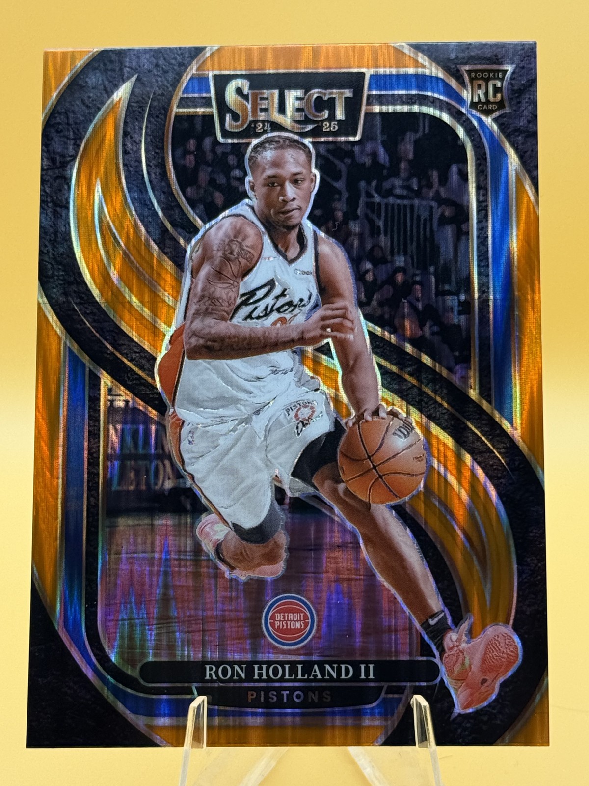 2024-25 Panini Select - Premier Level Ron Holland II #198 Orange Flash Prizm...